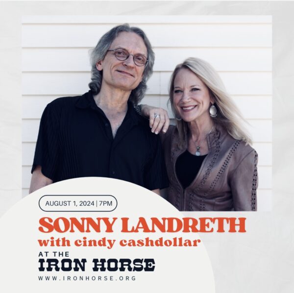 Cindy Cashdollar with Sonny Landreth at The Iron Horse in Northampton on August 1, 2024